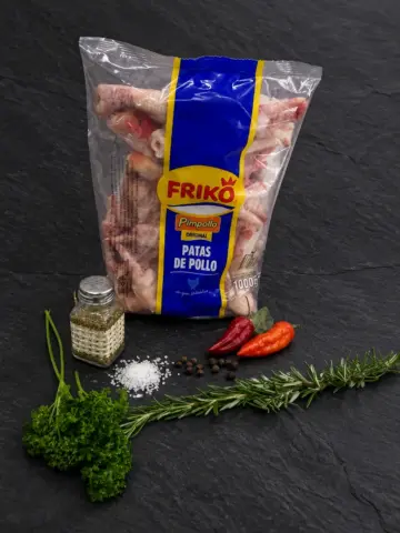 Patas de pollo Friko (paquete 1 kg) - Carnes La Favorita